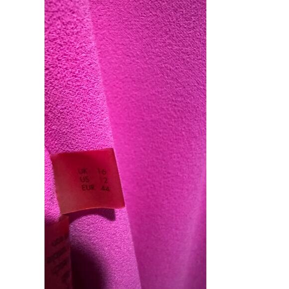 SOLACE LONDON X RTR Designer ~ PROM Pink Sleeveless Maxi Dress Size 12 - Picture 7 of 8